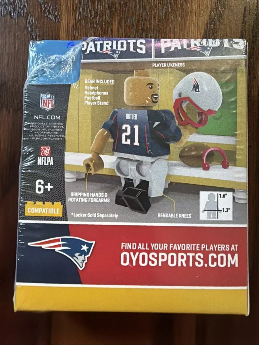 Oyo NFL Team Mini Figure New England‎ Patriots MALCOLM BUTLER RARE!